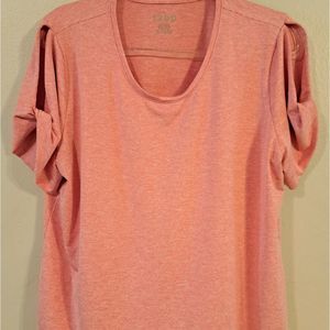 Izod Cold Shoulder‎ Sleeves Top